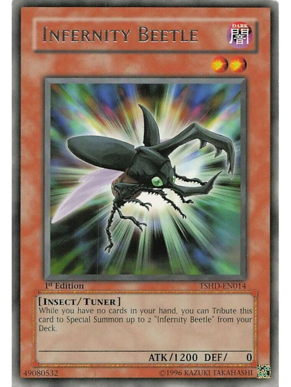 Yu-Gi-Oh! TCG 2010 Infernity Beetle NM TSHD